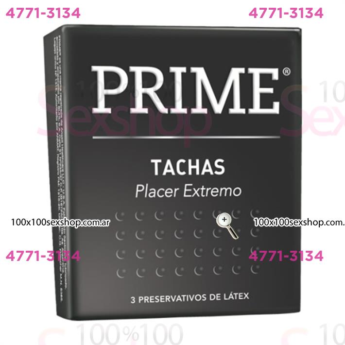 Cód: CA FP TACHAS - Preservativo Prime Tachas - $ 4000